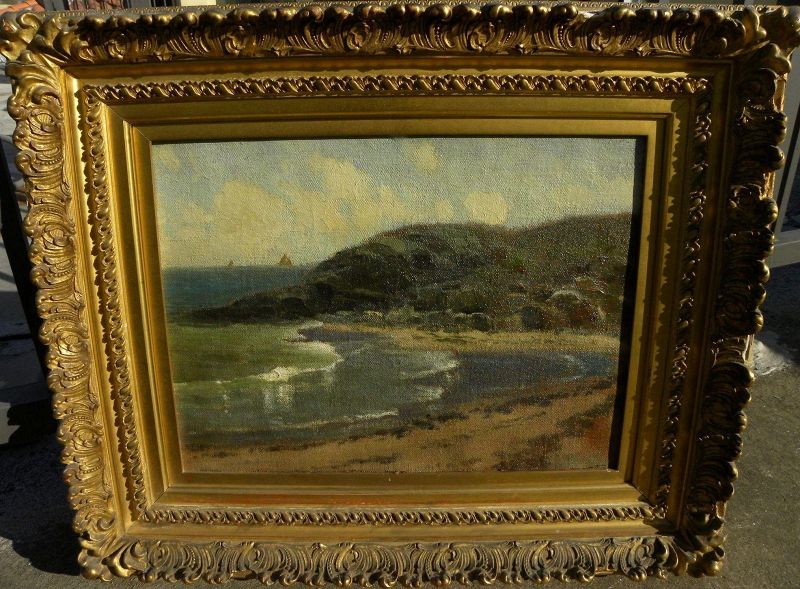 BRYANT CHAPIN (1859-1927) American art New England coastal landscape
