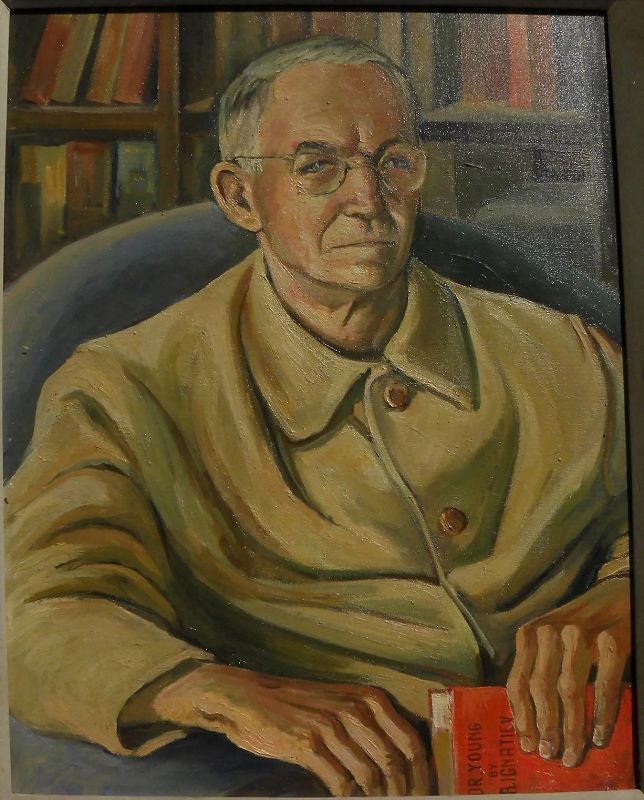 ALEXANDER IGNATIEV (1913-1995) portrait painting by listed Russian-born California artist