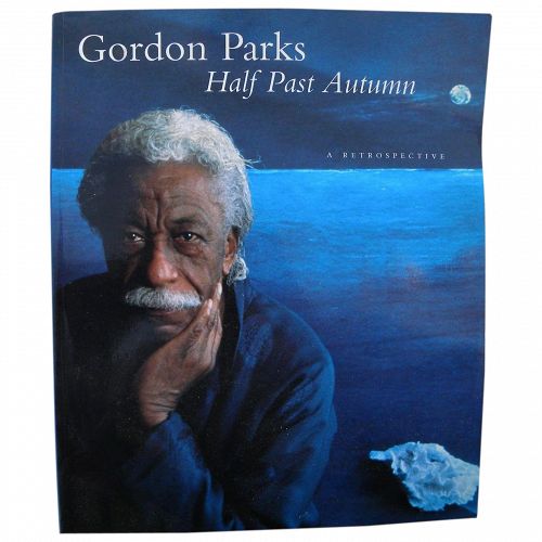 GORDON PARKS (1912-2006) famous African-American photographer **signed** 1997 book "Half Past Autumn: A Retrospective"