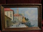 Venice Italy impressionist painting after American artist Arthur Diehl
