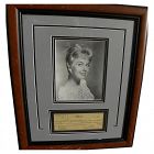 Actress singer DORIS DAY autograph 1950 nicely framed signed check to publicity promoter