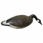 Canada goose decoy hand carved and painted folk art Americana