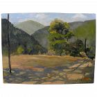 GRACE ALLISON GRIFFITH (1885-1955) Northern California plein air art oil landscape painting