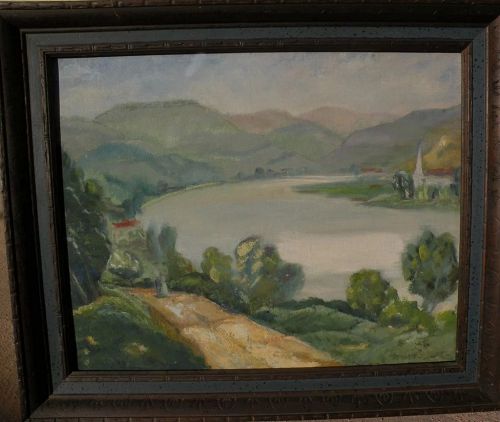 American impressionist landscape painting