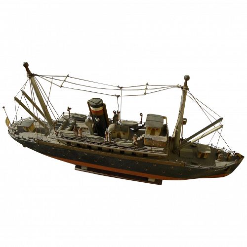 JONATHAN WINTERS (1925-2013) entertainment memorabilia model ship hand made by the well known comedian and artist