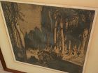 FRANK BRANGWYN (1867-1956) large etching by important English artist
