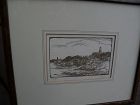 THOMAS NASON (1889-1971) woodblock print "Rockport" pencil signed by relative