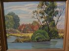 RICHARD V. JOHNSON (1905-2001) California plein air art landscape painting