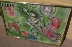 MARC CHAGALL (1887-1985) original lithograph print "Romeo and Juliet" printed by Mourlot
