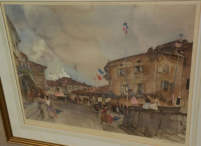 Original Vintage Print 1928 by W. Russell Flint. A Breton -  Denmark