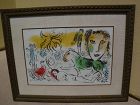 MARC CHAGALL (1887-1985) original lithograph in colors "Monumental" 1973 Collector's Guild edition‏