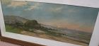 American 19th century pastel painting of New England coastline