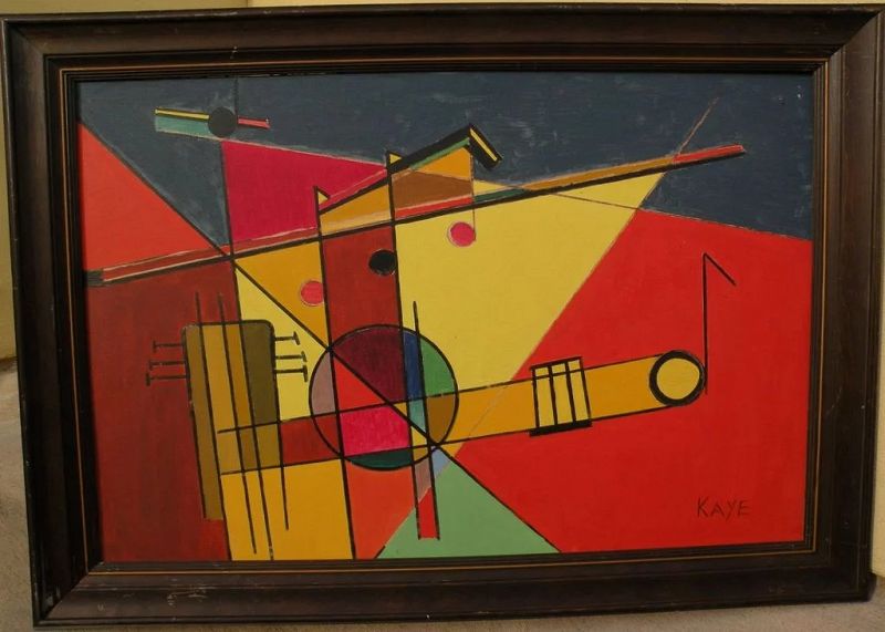 Kandinsky and Russian Avant-Garde inspired modern painting