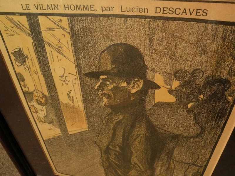 THEOPHILE-ALEXANDRE STEINLEN (1859-1923) original two-sided Gil Blas Parisian periodical cover from 1897