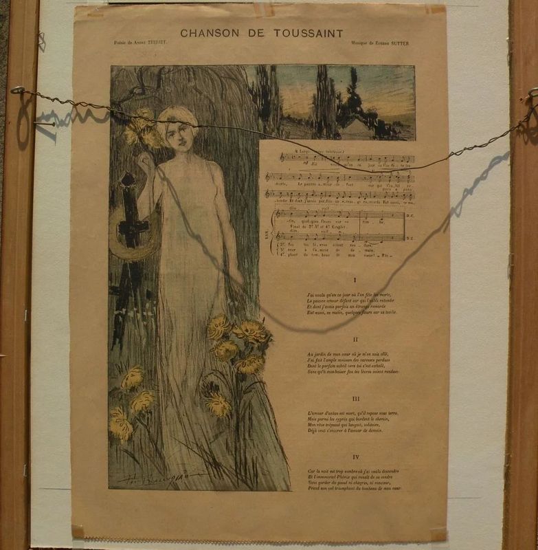 THEOPHILE-ALEXANDRE STEINLEN (1859-1923) original two-sided Gil Blas Parisian periodical cover from 1897