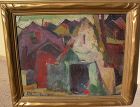 HALDANE DOUGLAS (1893-1980) early modernist painting by noted California artist