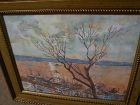 Asian watercolor painting from Myanmar (Burma) signed Minn Thein 2001