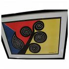 ALEXANDER CALDER (1898-1976) offset lithograph print "Summer"  signed in the plate