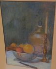 Watercolor and gouache still life drawing by California artist FREDERICK MILLSON