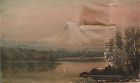 Northwest American art restorers special volcano landscape painting