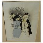 THEOPHILE STEINLEN (1859-1923) pencil signed lithograph "La Rafle" 1894 by the well known Swiss graphic artist