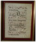 Antique music double sided antiphonal on animal skin circa 17th century