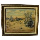 California plein air art desert painting signed Helen Hausman