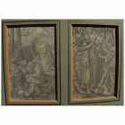 LUCAS VAN LEYDEN (1494-1533) **pair** old master engravings from the 1521 Passion of Christ series