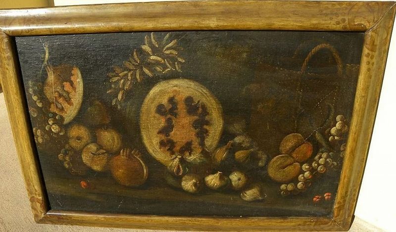 Circa 18th century French or Italian old master still life painting