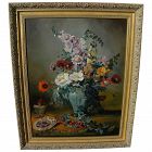 ELIZABETH CAMPBELL contemporary signed traditional style still life painting