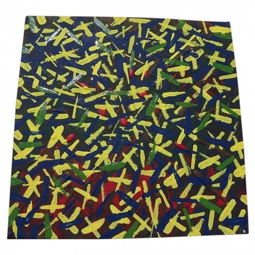 Small decorative abstract contemporary painting