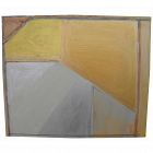 Contemporary modern minimalist abstract painting in acrylics