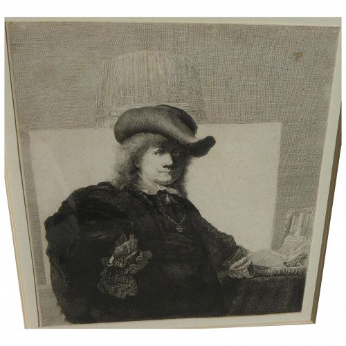 IGNACE JOSEPH DE CLAUSSIN (1766-1844) etching after Rembrandt by ardent Rembrandt scholar of his day