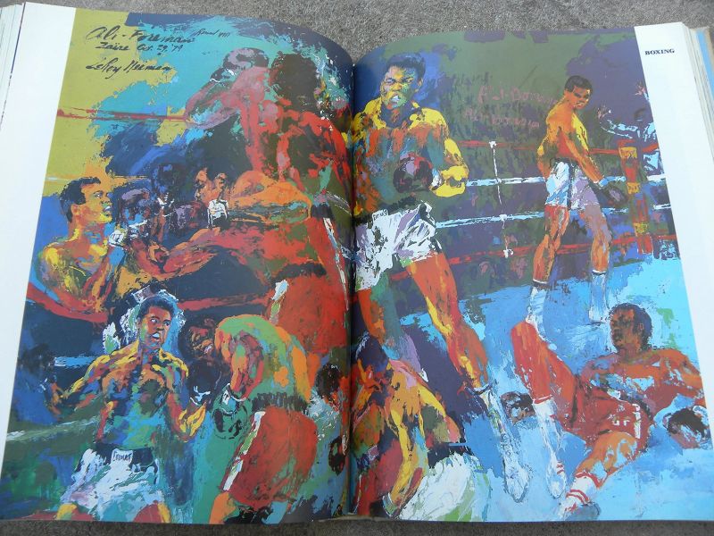 LEROY NEIMAN (1921-2012) signed and inscribed 1983 book &quot;Winners&quot; by the famous American sports artist