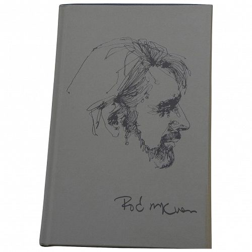 Signed first edition book "Beyond the Boardwalk" by noted American poet and songwriter ROD McKUEN (1933-2015)