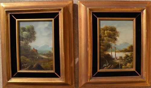 PAIR decorative paintings in the classical style