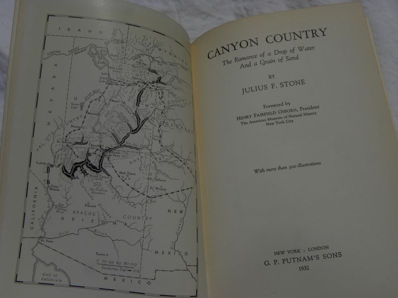 &quot;Canyon Country&quot; 1932 First Edition book Grand Canyon trip signed
