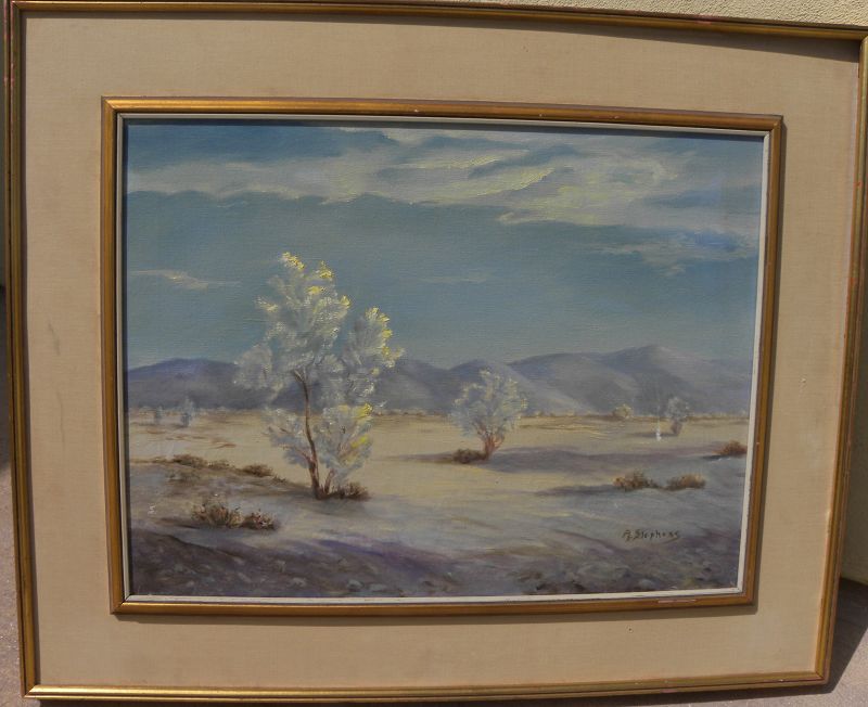 AILEEN POWERS STEPHENS (1889-1982) California art plein air desert painting
