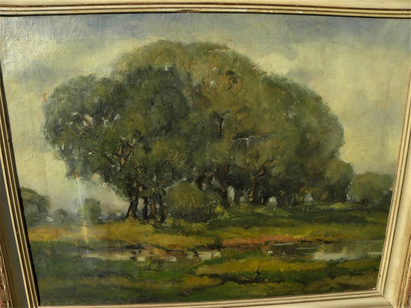 ARTHUR HILL GILBERT (1894-1970) landscape painting California artist