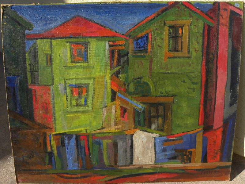 VICENTE FORTE (1912-1980) important Argentine art 1949 painting