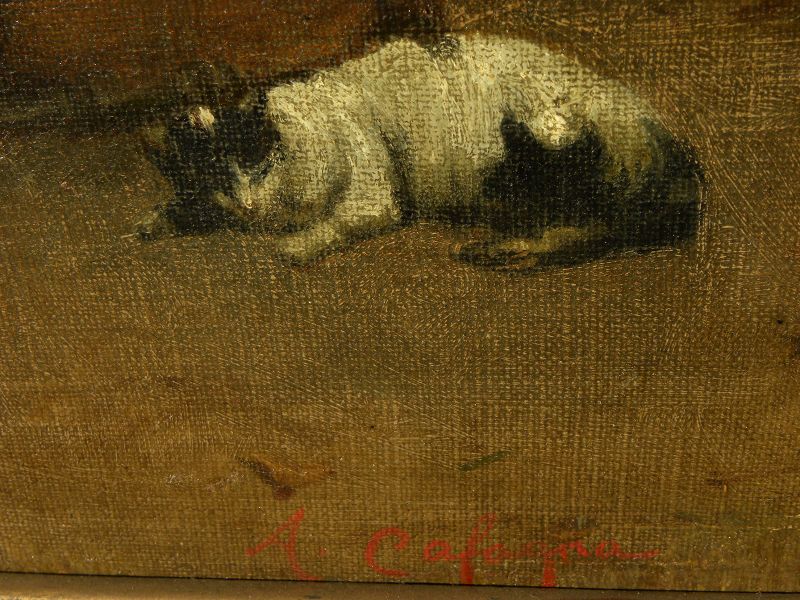 ANTONINO CALCAGNADORO (1876-1935) Italian interior painting