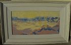 JOHANNES SCHIEFER (1896-1979) impressionist painting California desert