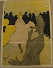 TOULOUSE-LAUTREC (1864-1901) "La Goulue" lithograph Mourlot  1955