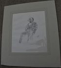 JAMES McNEILL WHISTLER (1834-1903) lithograph 1894 portrait of brother