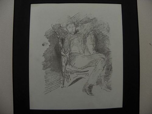 JAMES McNEILL WHISTLER (1834-1903) lithograph Pennell