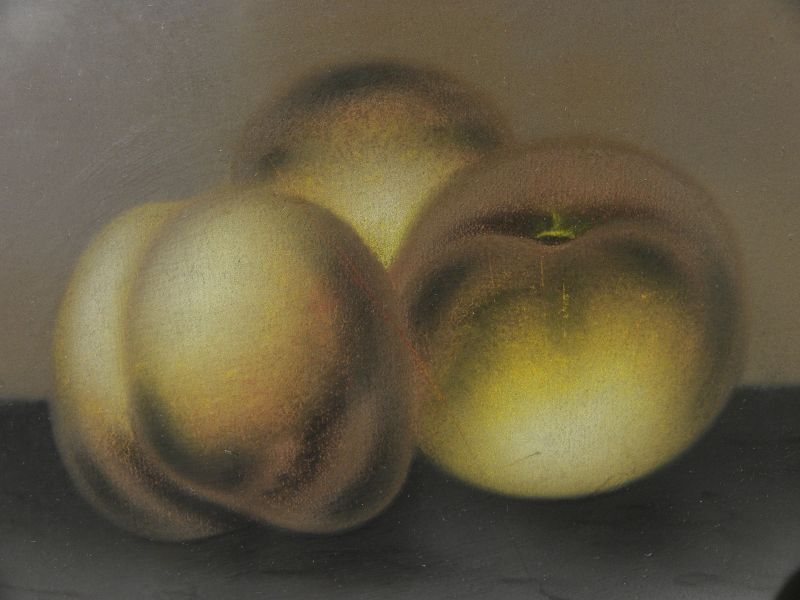 American antique still life pastel PAIR possibly by JOHN BOWER