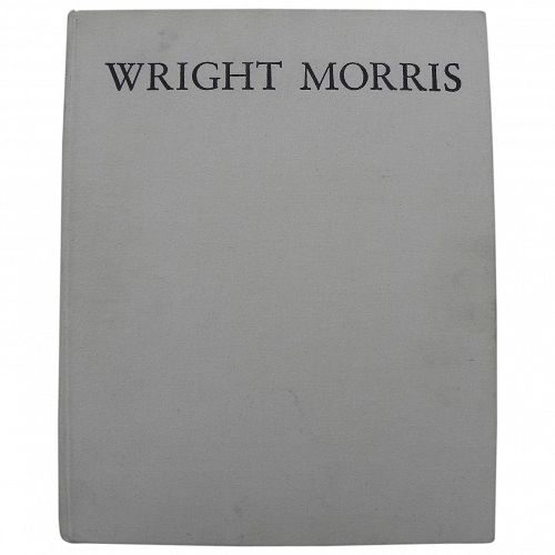 WRIGHT MORRIS (1910-1988) limited signed first edition book on noted American photographer and author