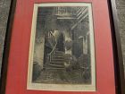 EUGENE F. LOVING (1908-1971) New Orleans signed etching