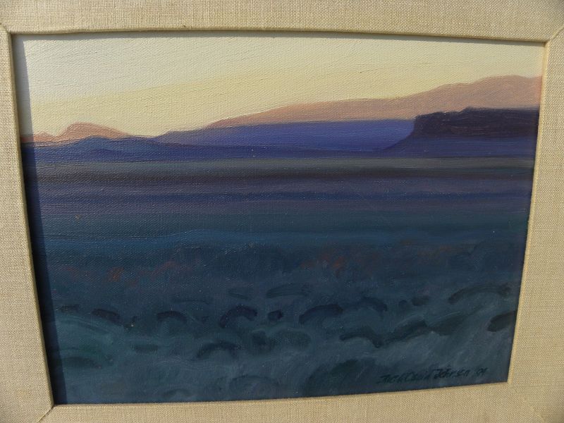 RUTH OSEID JOHNSON impressionist desert painting contemporary