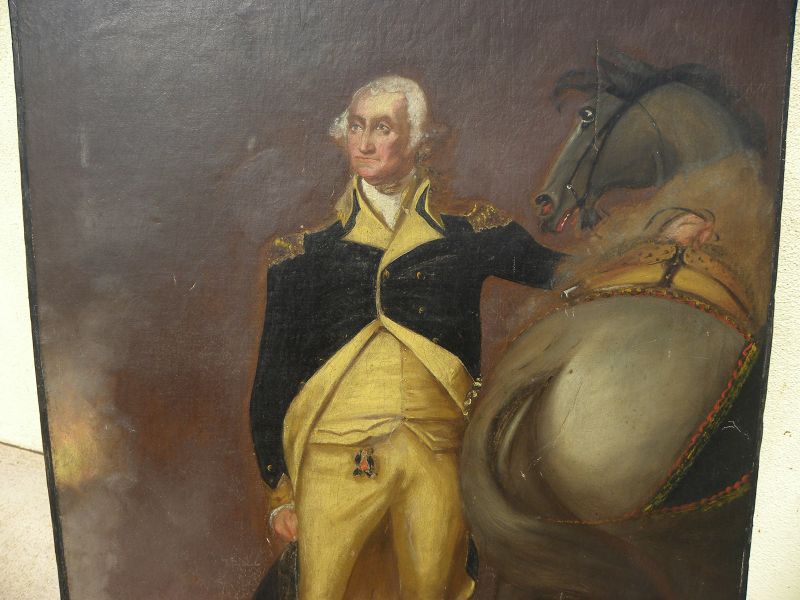 After Gilbert Stuart (1755-1828) George Washington painting